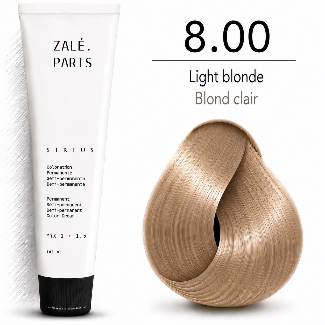 Color Cream 8.0 Light Blonde - 100ml