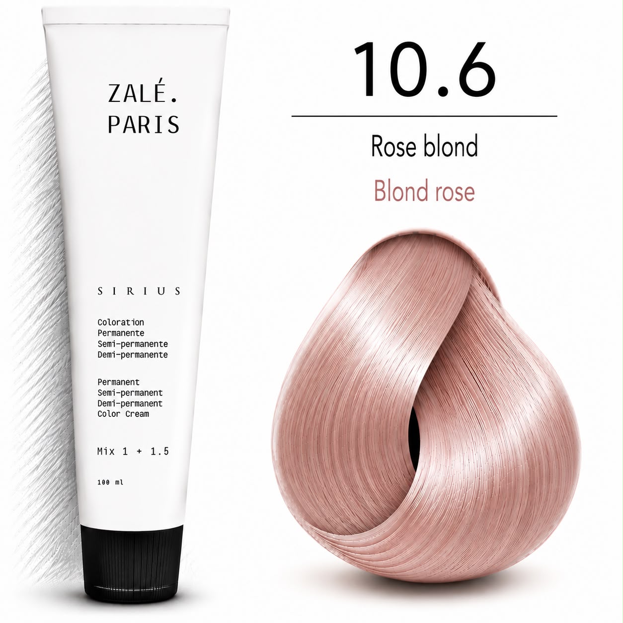Color Cream 10.6 Rose Blond - 100 ML