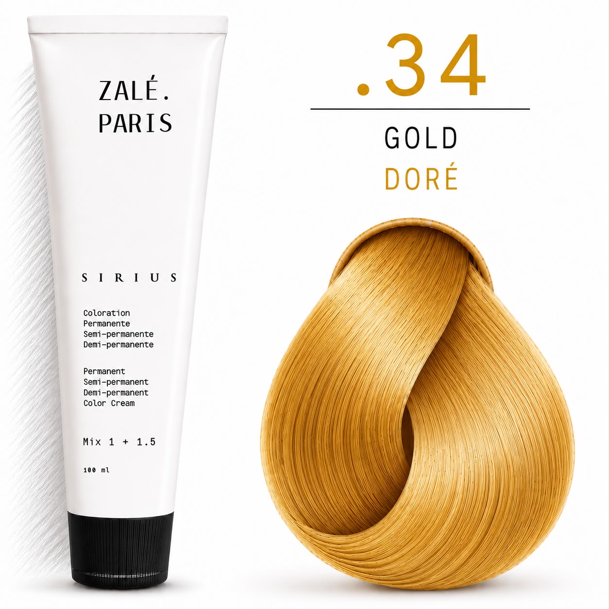 Color Cream .34 Gold - 100 ML