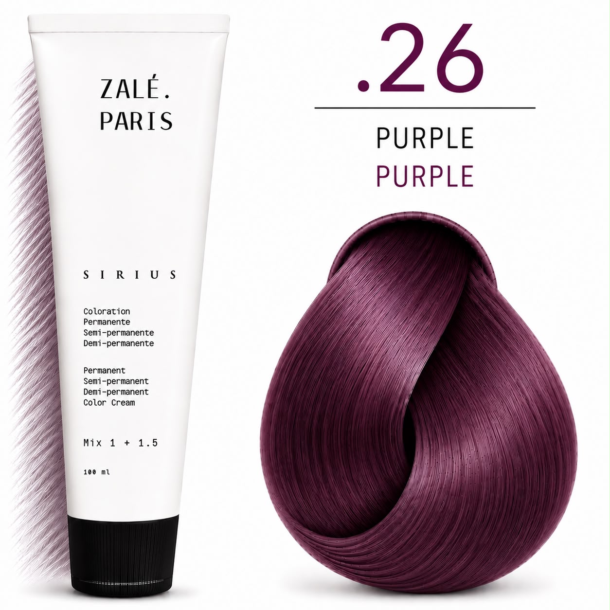 Color Cream .26 Purple - 100 ML