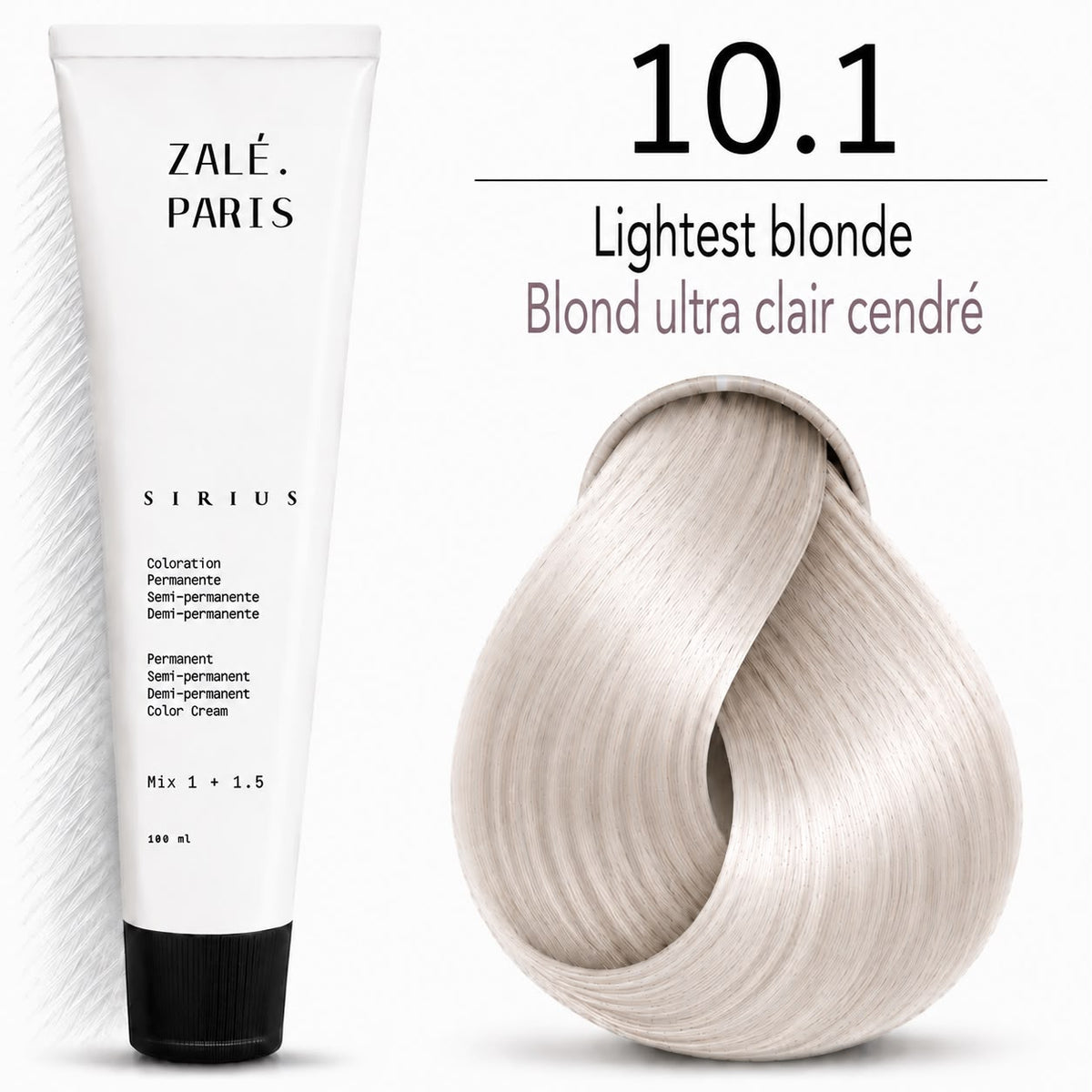 Color Cream 10.1 Lightest Blonde - 100 ML