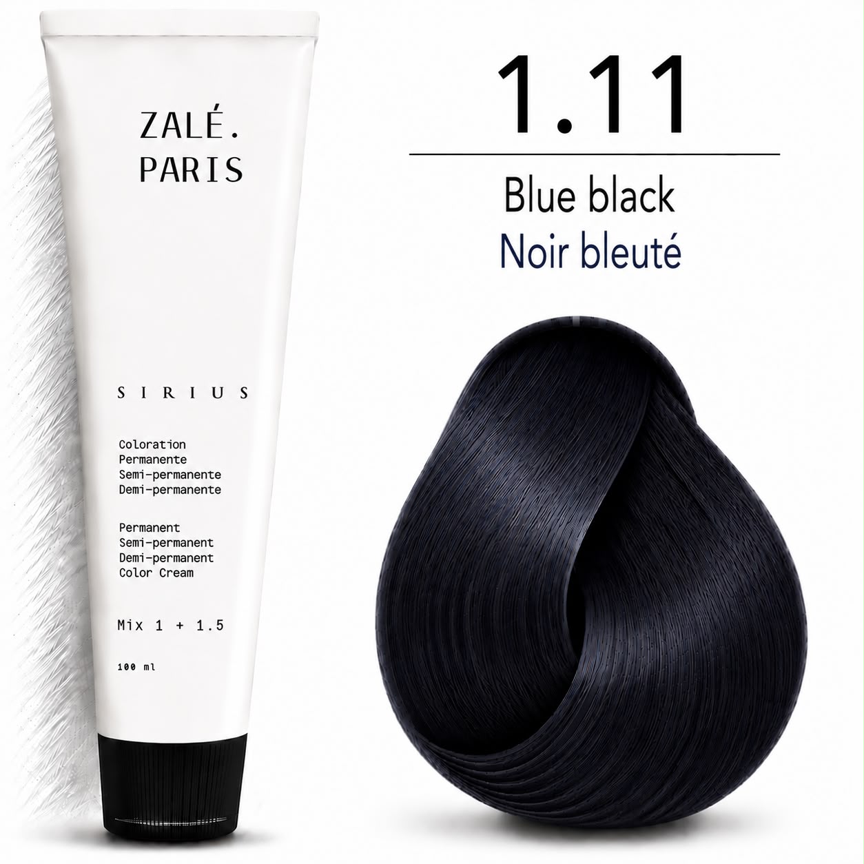 Color Cream 1.11 Blue Black - 100ml