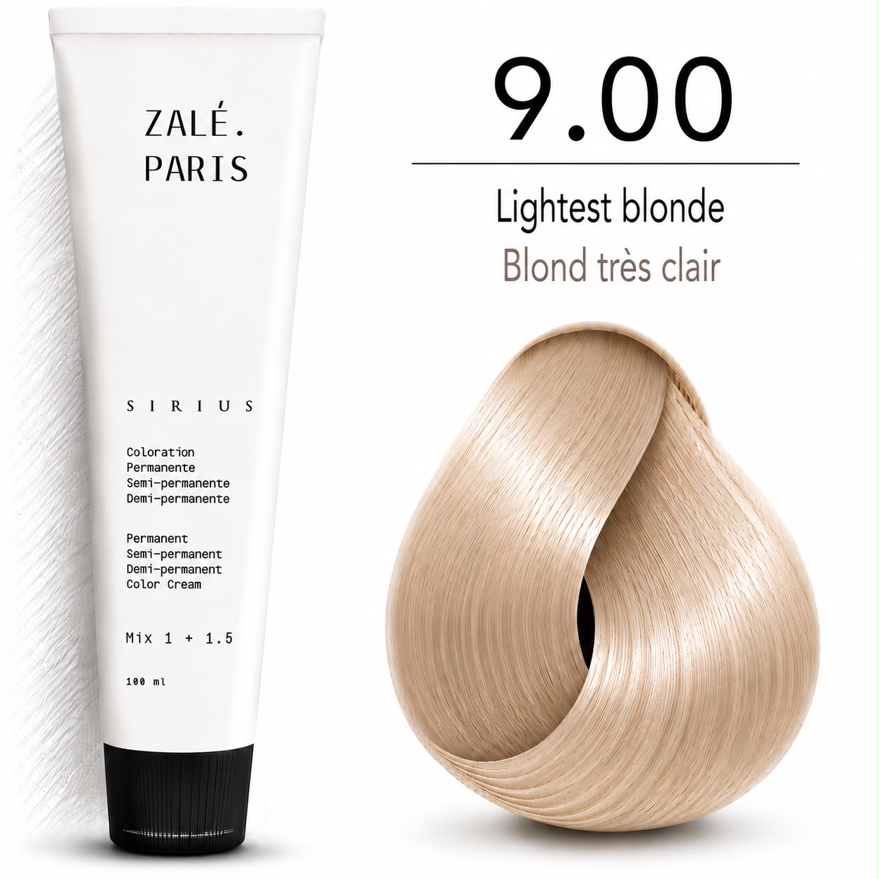Color Cream 9.00 Lightest Blonde - 100 ML