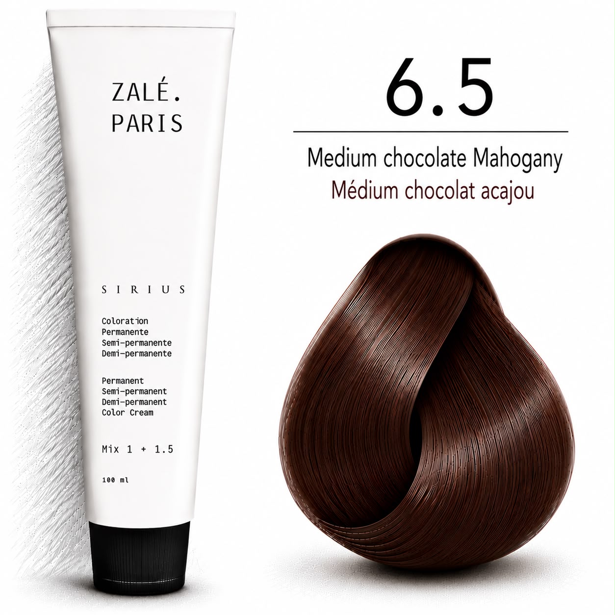 Color Cream 6.5 Medium Chocolate Mahogany - 100 ML