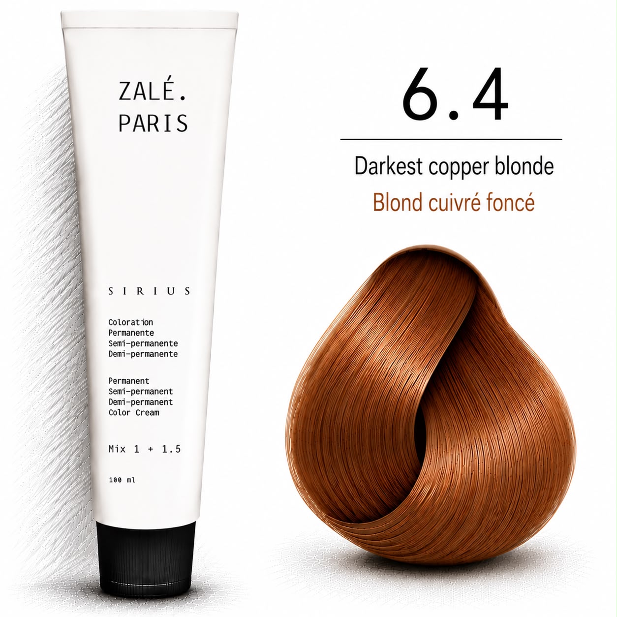 Color Cream 6.4 Darkest Copper Blonde - 100 ML